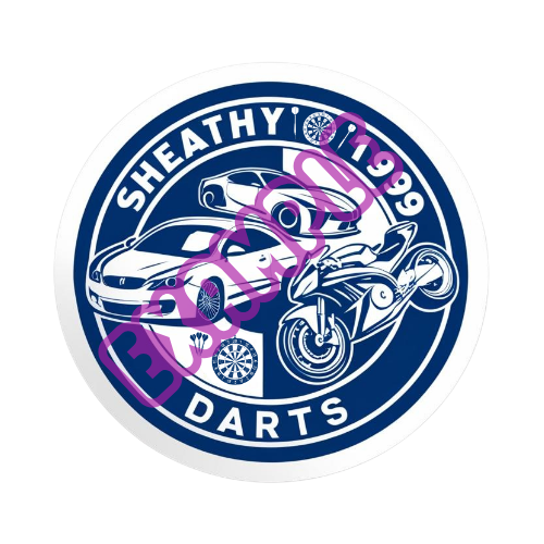 50 x Vinyl Stickers (90mm) (from logo design service)